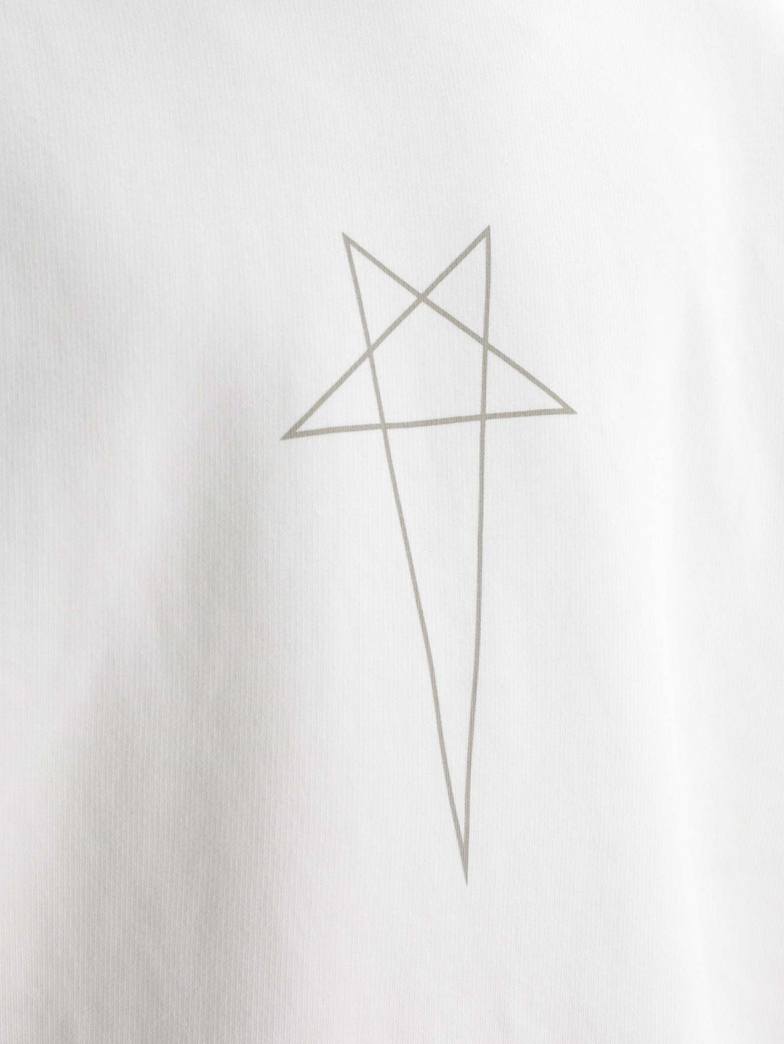 Rick Owens T-Shirt Star White