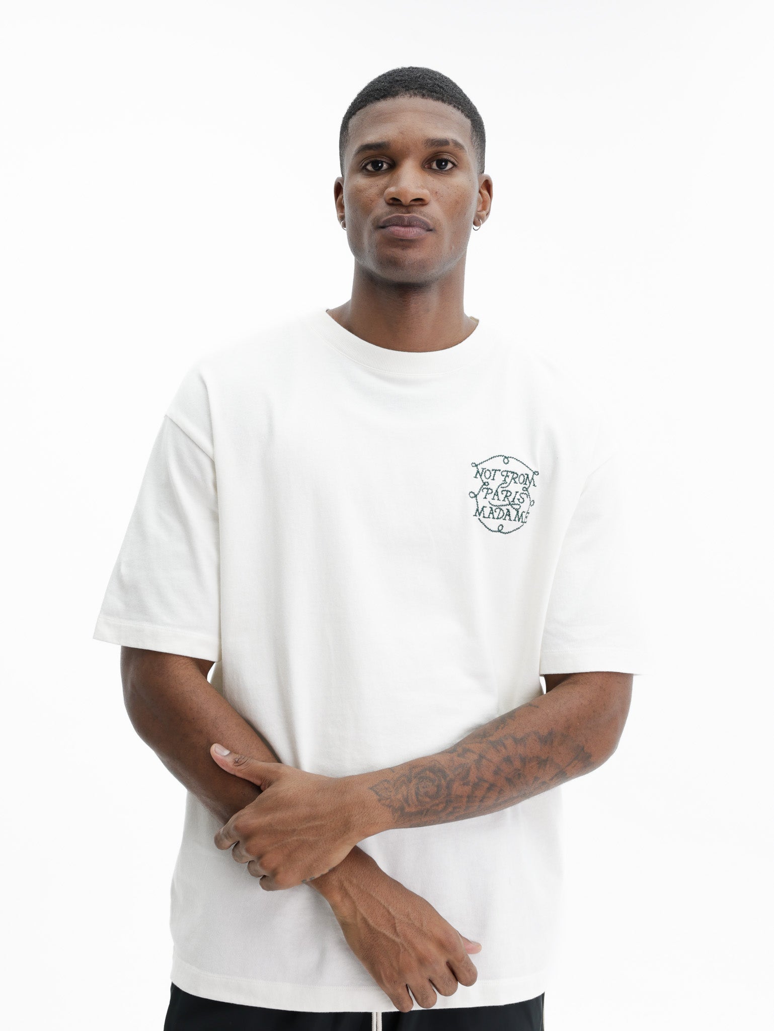 Drole De Monieur T-Shirt Slogan Off-White