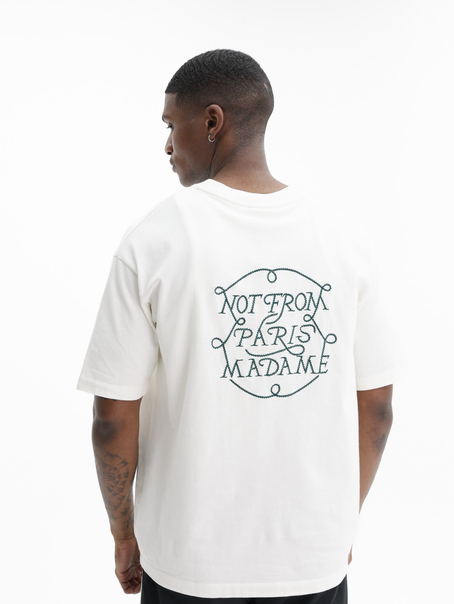 Drole De Monieur T-Shirt Slogan Off-White