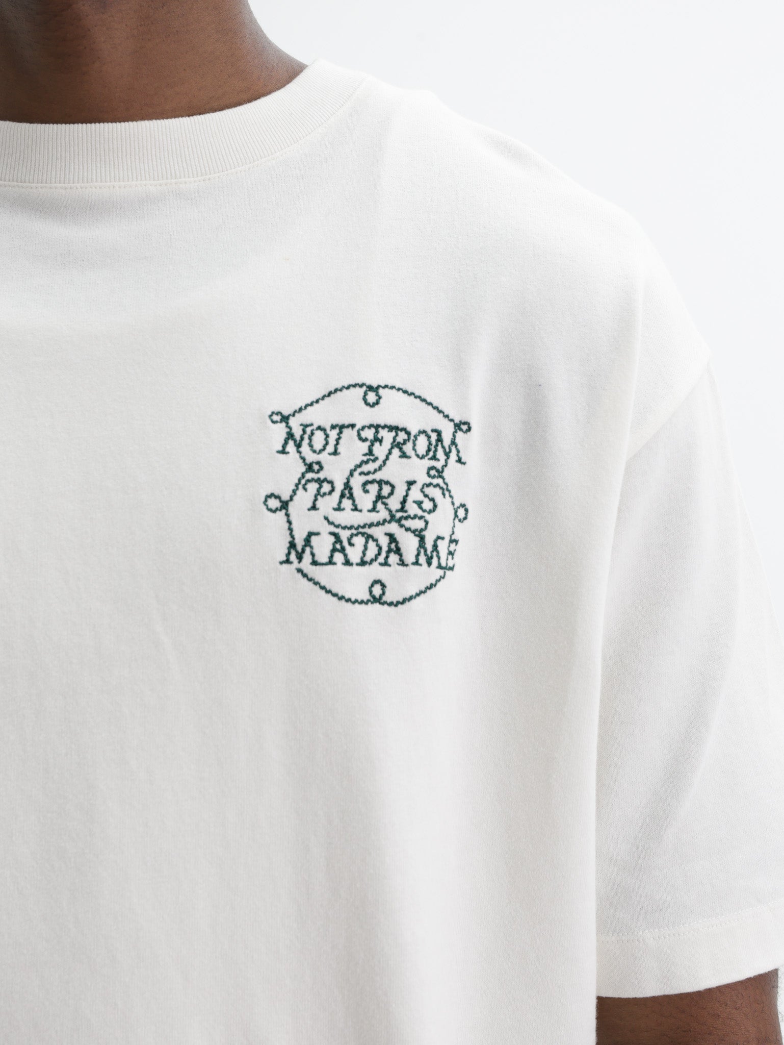 Drole De Monieur T-Shirt Slogan Off-White