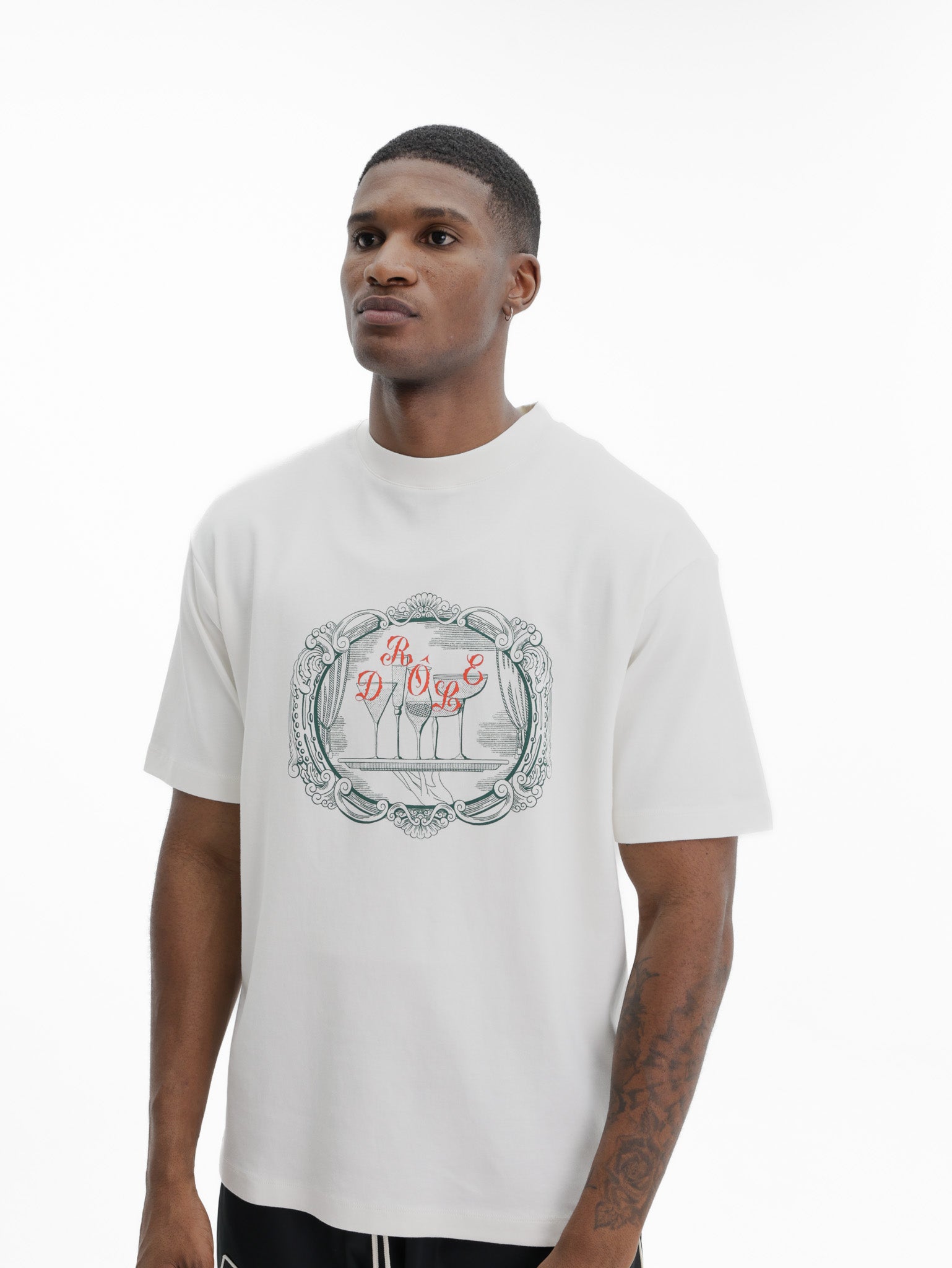 Drole De Monsieur T-Shirt Plateau OFF-White