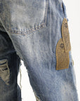 Who Decides War Jeans Side Patch Relaxation Denim Denim