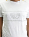 Chiara Ferragni T-Shirt Ladies Eyes White