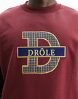 Drole De Monsieur Sweater Logo Maroon