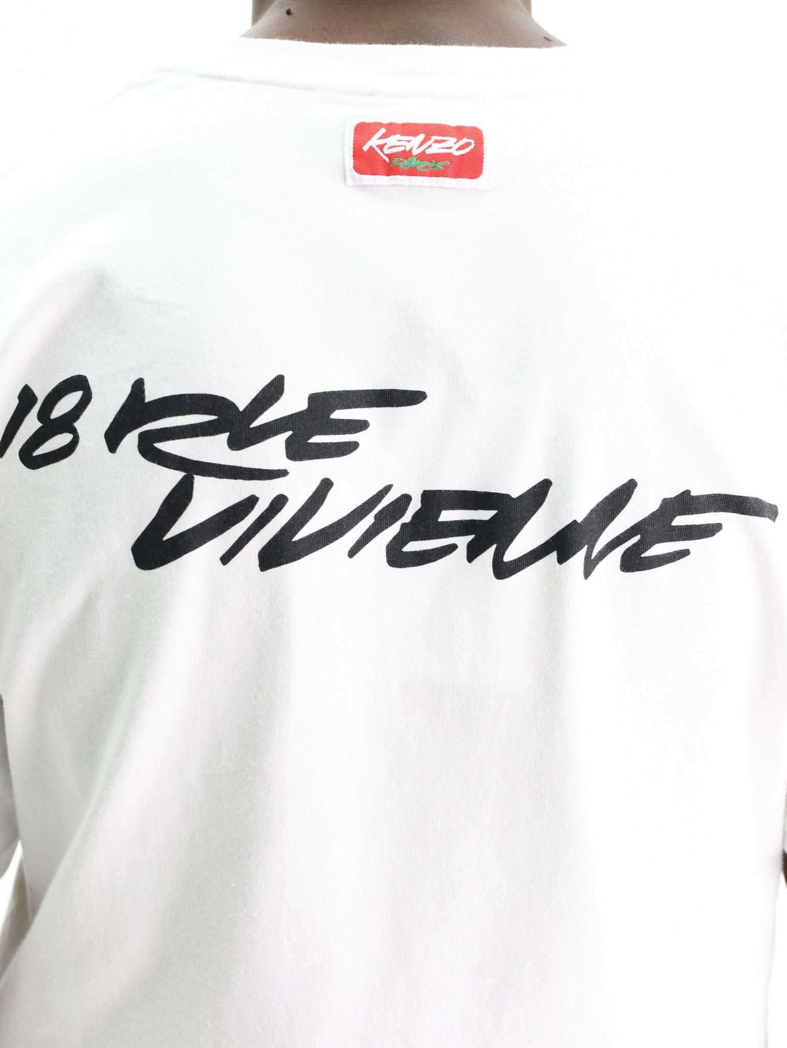Flower サイン入りTシャツ Kenzo T-Shirt Boke Flower Off-White - AL Capone Premium