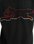 Ice-cream T-Shirt Crystal Dog Black