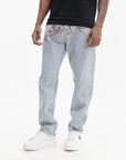 Ice-cream Jeans Crystal Dog Denim Light Wash