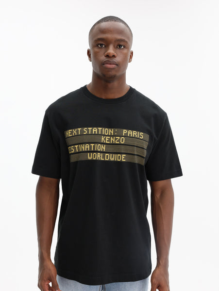 Kenzo T-Shirt Next Station Black - AL Capone Premium
