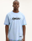 Kenzo T-Shirt Logo Light Blue