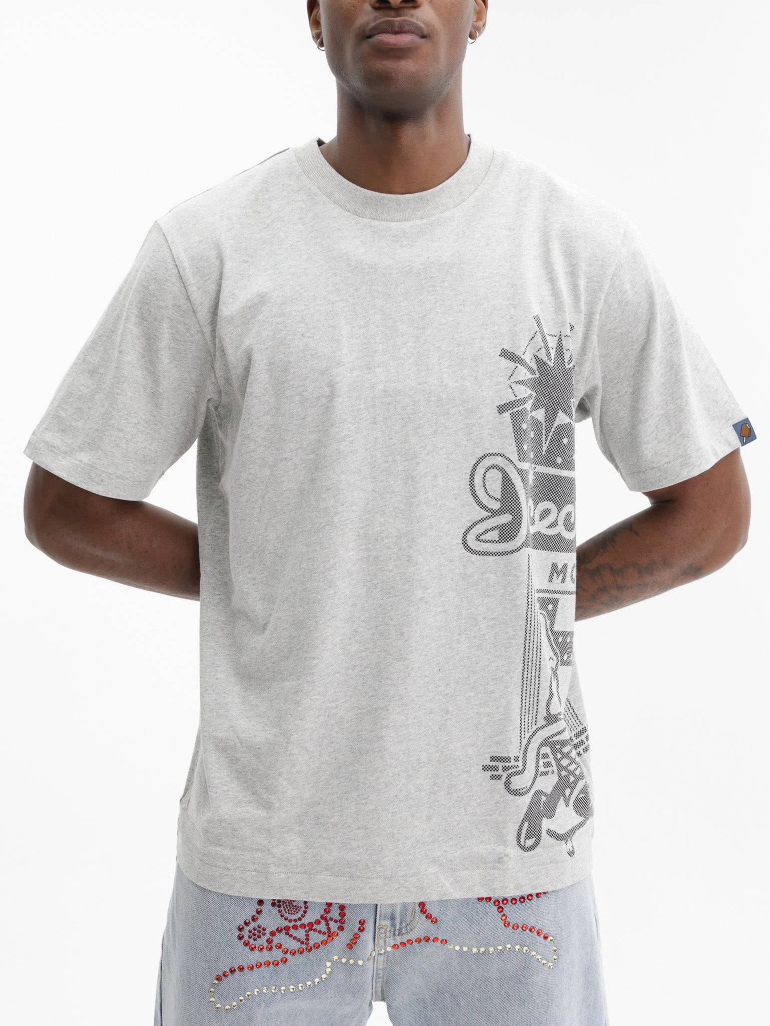 Ice-cream T-Shirt Road Trip Grey