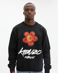Kenzo Sweater Boke Flower Logo Black