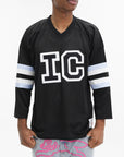 Ice-cream Shirt Checkered Collar Ss Black/white