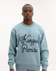 Kenzo Sweater Logo Turquoise