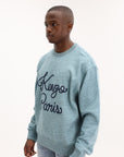 Kenzo Sweater Logo Turquoise