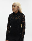 Chiara Ferragni Shirt Lace Black