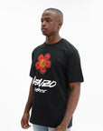 Kenzo T-Shirt Boke Flower Logo Black