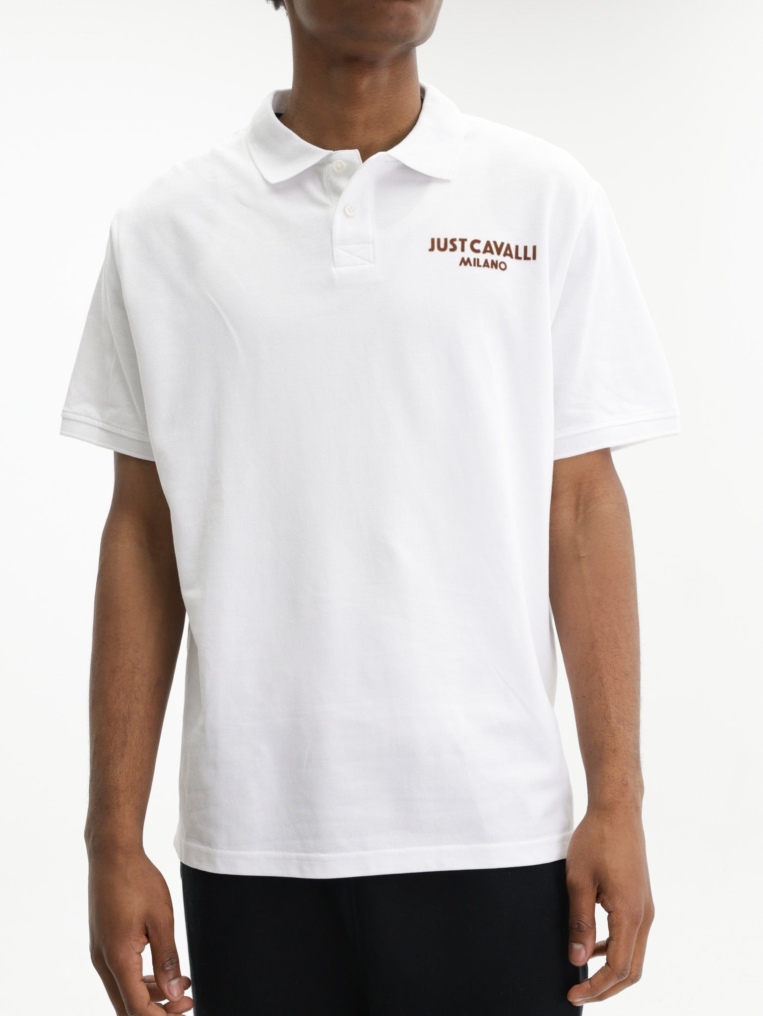 Just Cavalli Golfer Slim Logo White