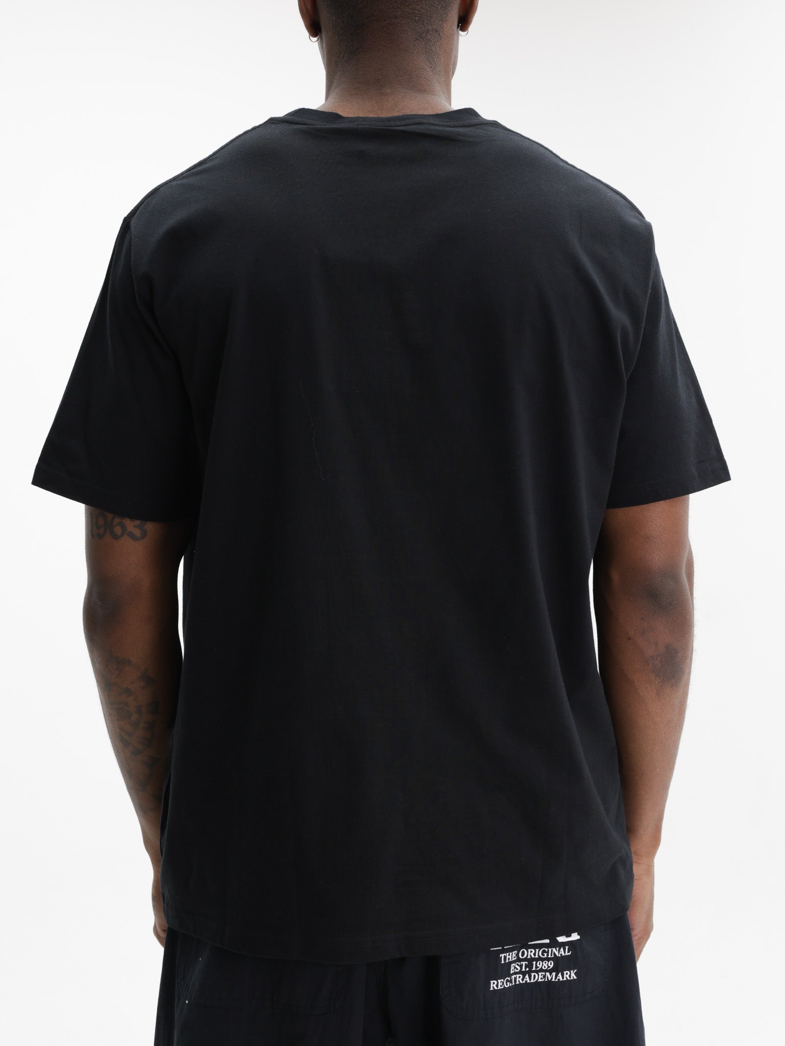 Just Cavalli T-Shirt Full Snake Trust No One Black