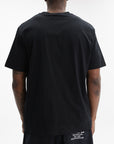 Just Cavalli T-Shirt Full Snake Trust No One Black