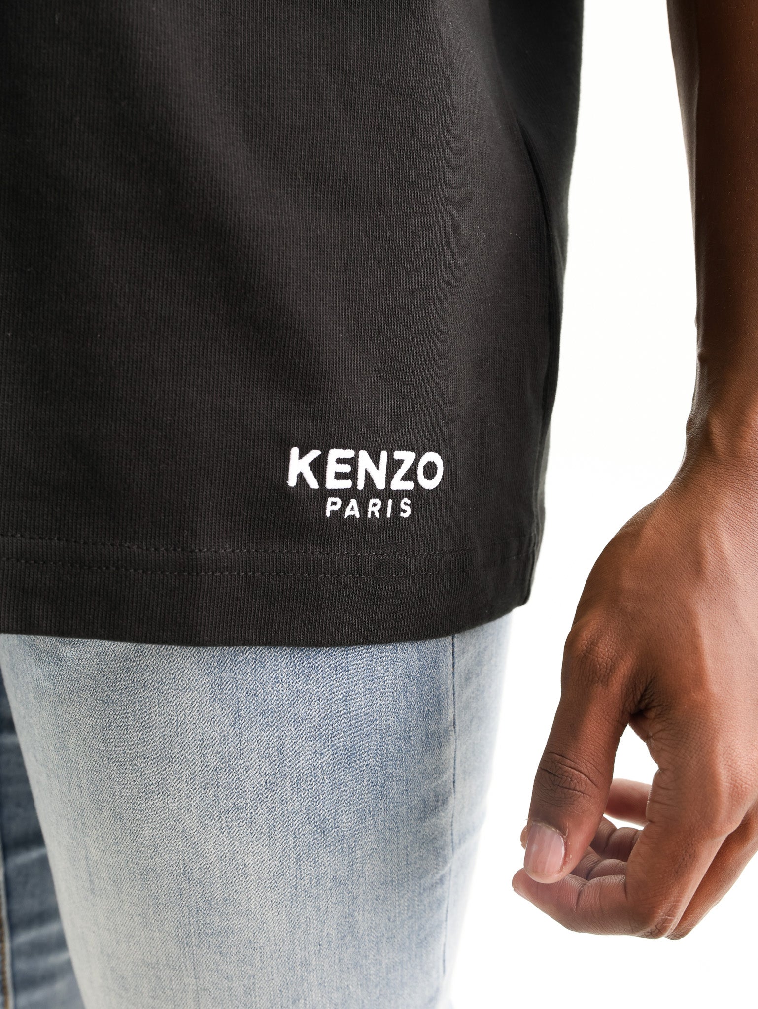 Kenzo T-Shirt Logo Black - AL Capone Premium
