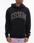 Ice-cream Hoodie Sprinkles Popover Black