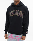 Ice-cream Hoodie Sprinkles Popover Black