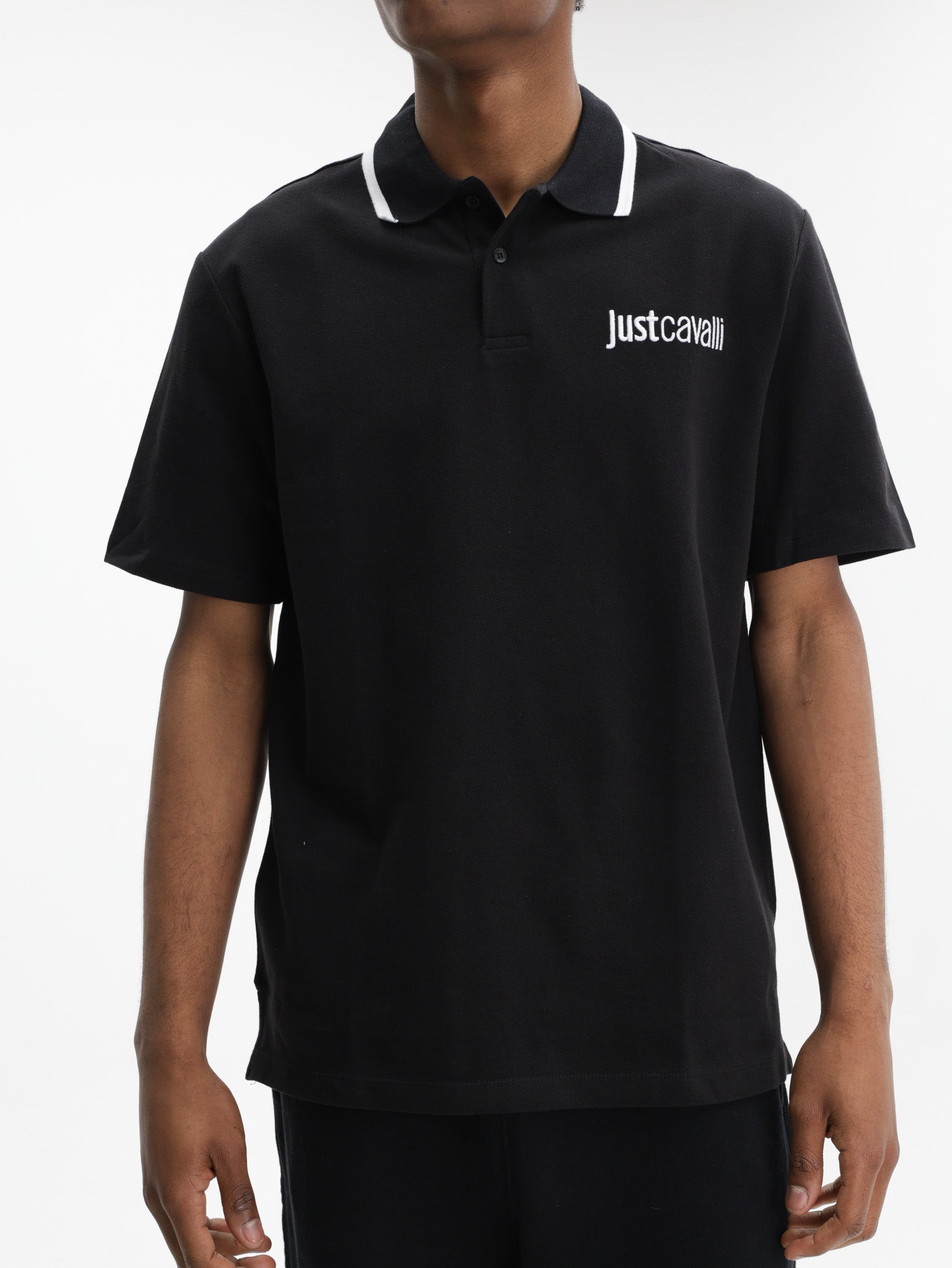Just Cavalli Golfer Logo Black-White