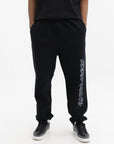 Ice-Cream Track Pants Chrome Script Black