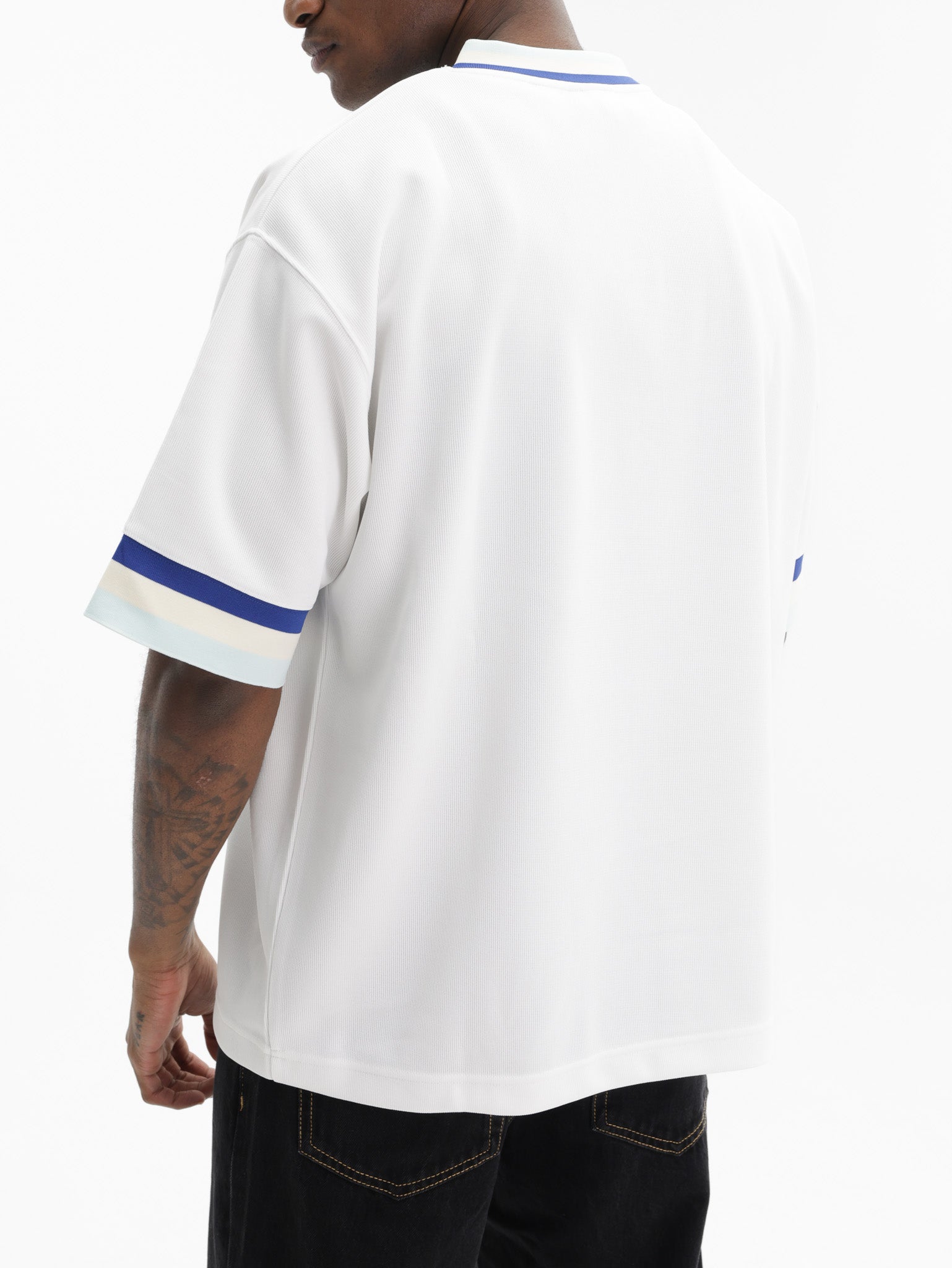 Ice-cream T-Shirt V-neck Sports Jersey White