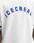 Ice-cream T-Shirt V-neck Sports Jersey White