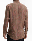 Etro Shirt 3-Fabrics Formal Brown