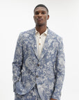 Etro Jacket Roma Sport  Blue-White