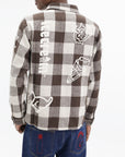 Ice-cream Shirt Multi Logo Check Brown