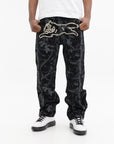 Ice-cream Jeans Tree Camo Denim Black