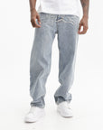 Ice-cream Jeans Dog Embroided Logo Light Wash
