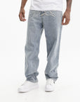 Ice-cream Jeans Dog Embroided Logo Light Wash