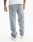Ice-cream Jeans Dog Embroided Logo Light Wash
