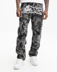Ice-cream Pants Camo Black Wash Grey