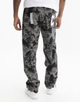 Ice-cream Pants Camo Black Wash Grey