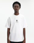 Aape T-Shirt Moonface Logo White