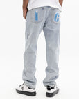 Ice-cream Jeans Crystal Dog Denim Light Wash
