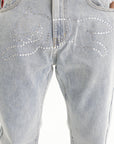Ice-cream Jeans Crystal Dog Denim Light Wash