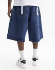Ice-cream Shorts White Dog Logo Denim Indigo