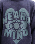 Billionaire Boys Club Sweater Heart Mind Knitted Navy