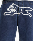 Ice-cream Shorts White Dog Logo Denim Indigo