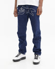 Ice-cream Jeans Crystal Dog Denim Indigo
