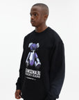 Iceberg Sweater Brushed Fleece Black