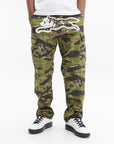 Ice-cream Pants Tiger Strip Cargo Camo