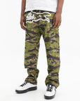 Ice-cream Pants Tiger Strip Cargo Camo