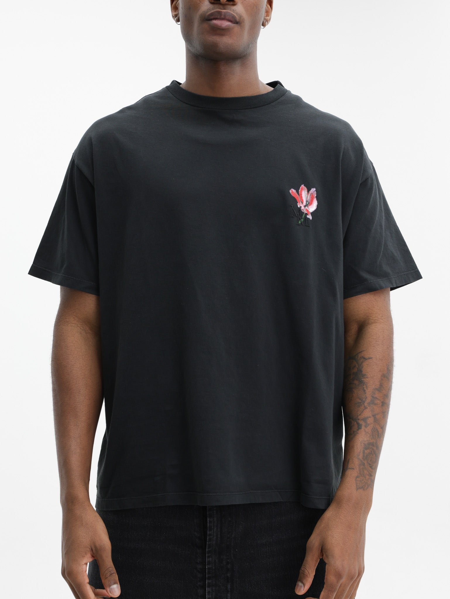 Maison Margiela T-Shirt Mm Logo Print Black